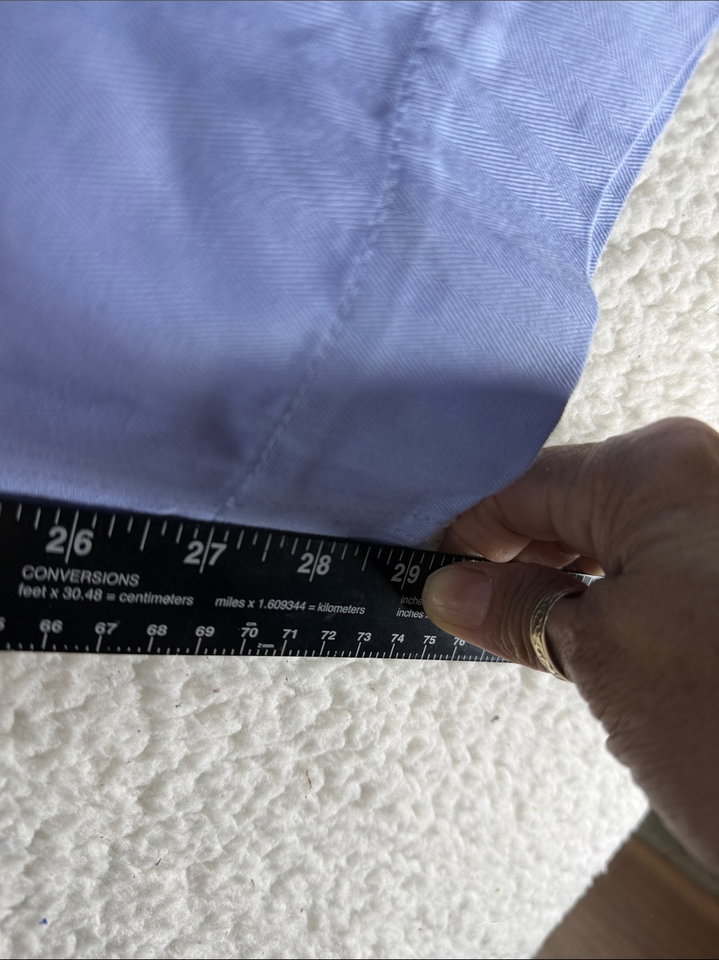 (Q1) Free Assembly Women's Cotton Carpenter Trousers Embellished, Size 26 W Plus — image 8 of 8